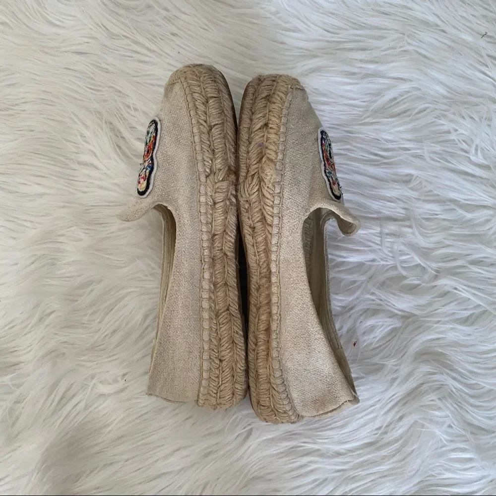 Soludos Frenchi Dog Patch Smoking Flat Espadrilles 7